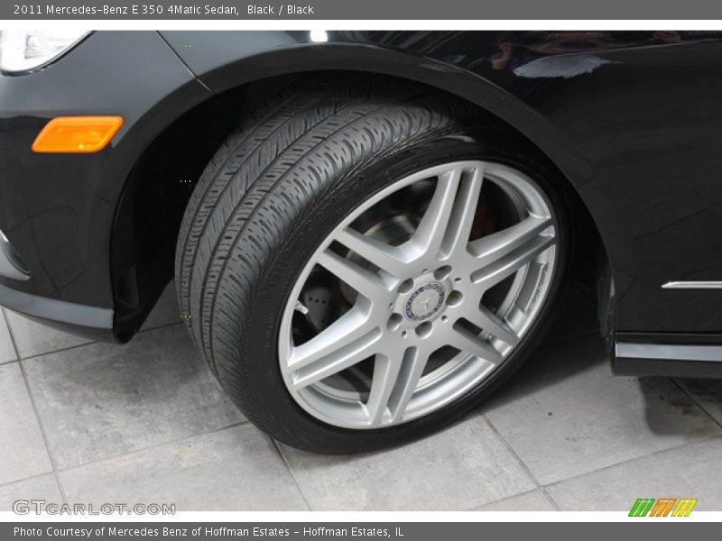 Black / Black 2011 Mercedes-Benz E 350 4Matic Sedan