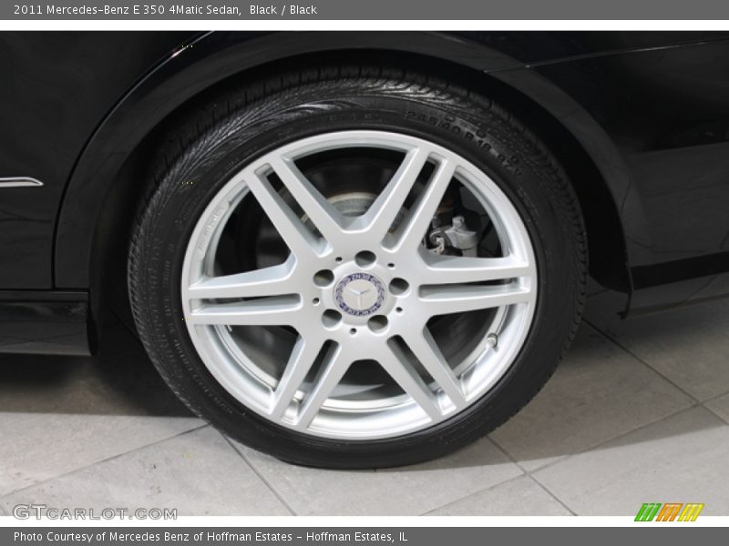 Black / Black 2011 Mercedes-Benz E 350 4Matic Sedan