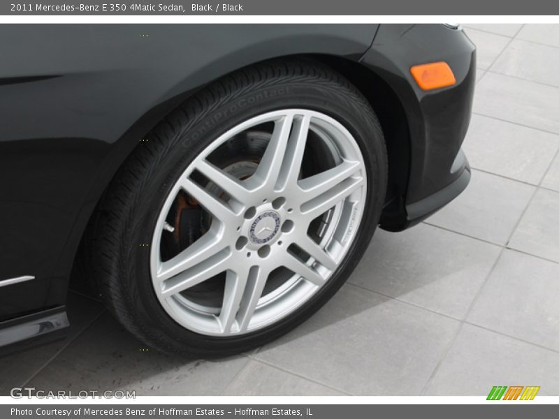 Black / Black 2011 Mercedes-Benz E 350 4Matic Sedan