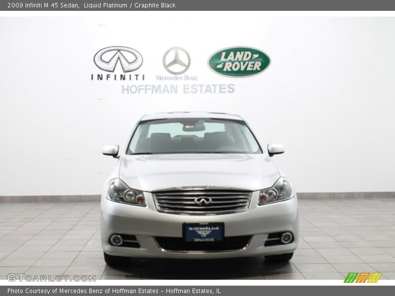Liquid Platinum / Graphite Black 2009 Infiniti M 45 Sedan