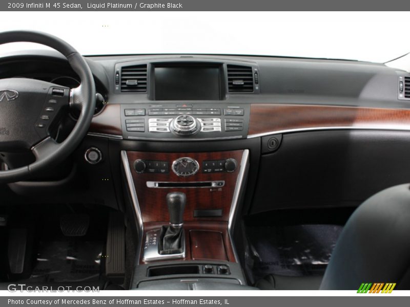 Liquid Platinum / Graphite Black 2009 Infiniti M 45 Sedan