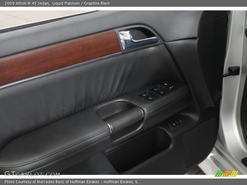 Liquid Platinum / Graphite Black 2009 Infiniti M 45 Sedan