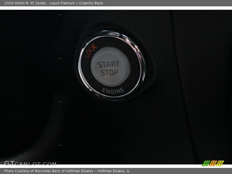 Liquid Platinum / Graphite Black 2009 Infiniti M 45 Sedan