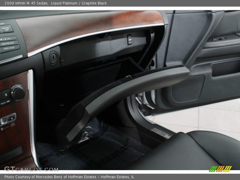 Liquid Platinum / Graphite Black 2009 Infiniti M 45 Sedan