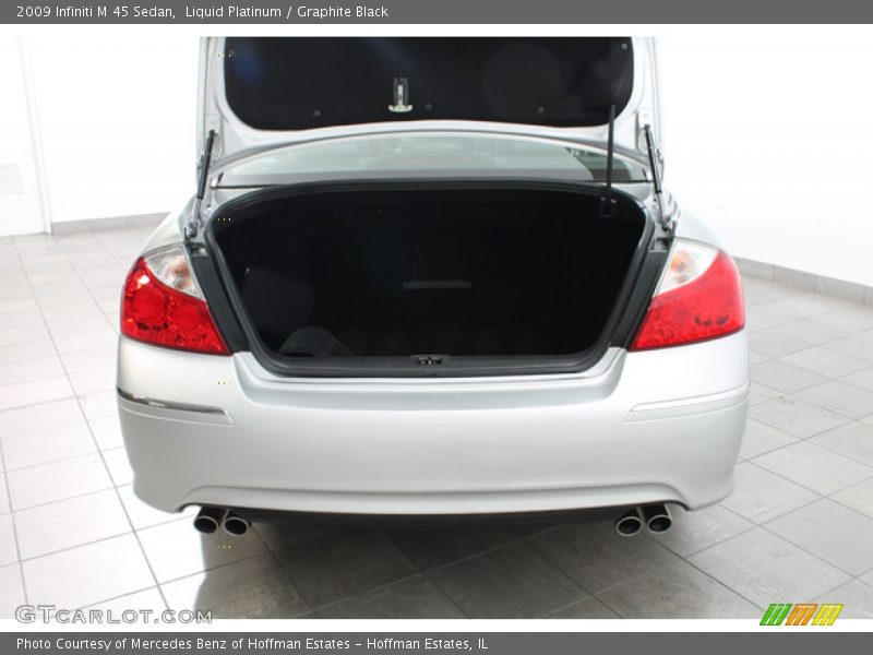 Liquid Platinum / Graphite Black 2009 Infiniti M 45 Sedan
