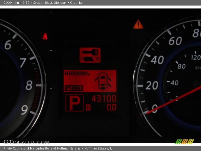 Black Obsidian / Graphite 2009 Infiniti G 37 x Sedan
