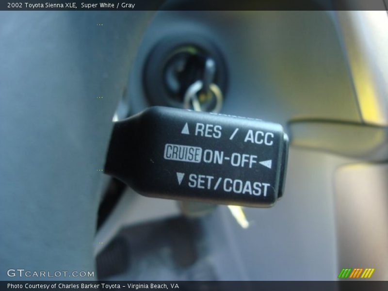 Super White / Gray 2002 Toyota Sienna XLE