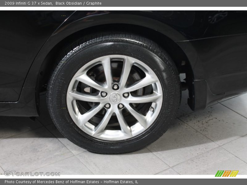 Black Obsidian / Graphite 2009 Infiniti G 37 x Sedan