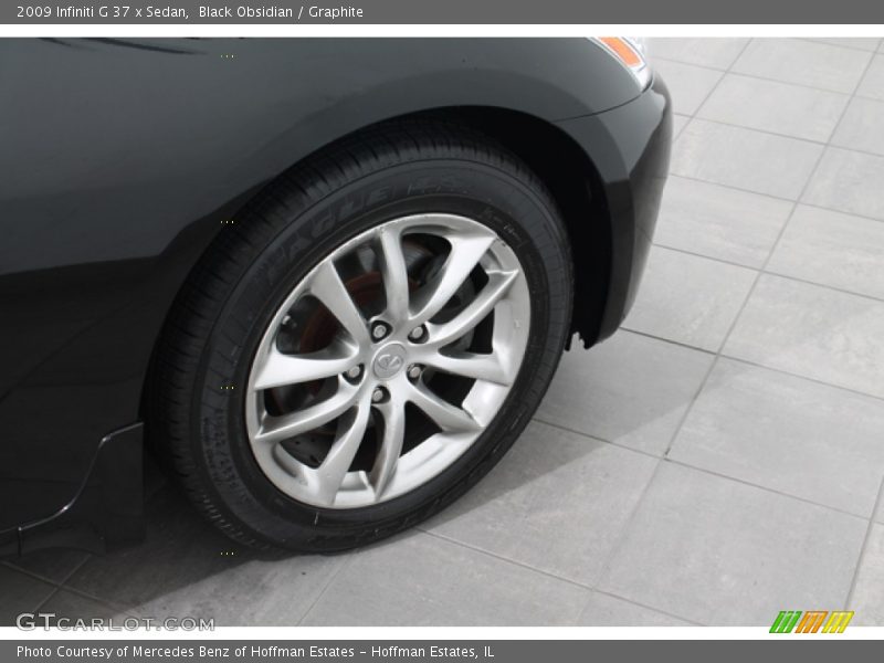 Black Obsidian / Graphite 2009 Infiniti G 37 x Sedan