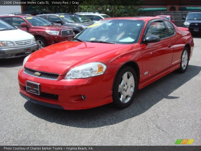 Victory Red / Gray 2006 Chevrolet Monte Carlo SS