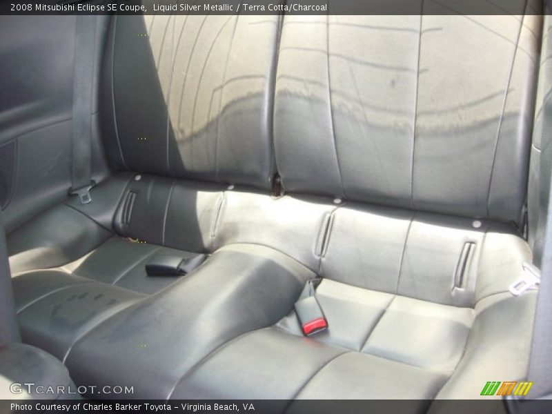 Liquid Silver Metallic / Terra Cotta/Charcoal 2008 Mitsubishi Eclipse SE Coupe