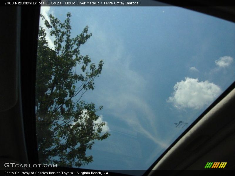 Liquid Silver Metallic / Terra Cotta/Charcoal 2008 Mitsubishi Eclipse SE Coupe
