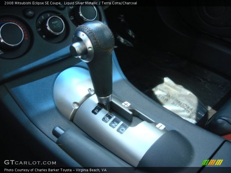 Liquid Silver Metallic / Terra Cotta/Charcoal 2008 Mitsubishi Eclipse SE Coupe