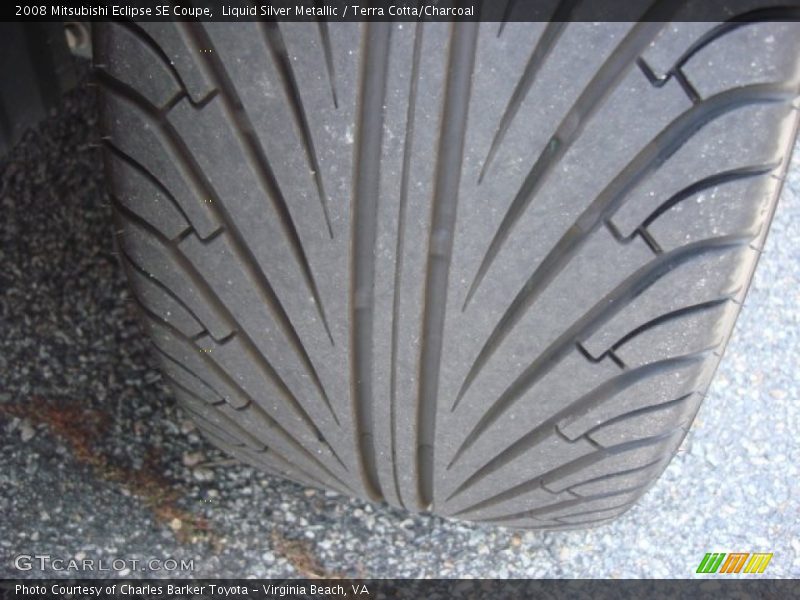 Liquid Silver Metallic / Terra Cotta/Charcoal 2008 Mitsubishi Eclipse SE Coupe