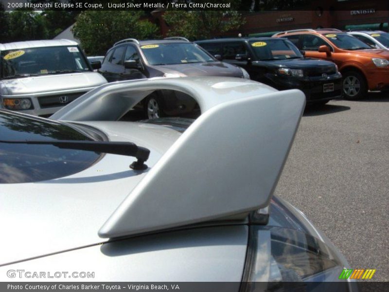 Liquid Silver Metallic / Terra Cotta/Charcoal 2008 Mitsubishi Eclipse SE Coupe