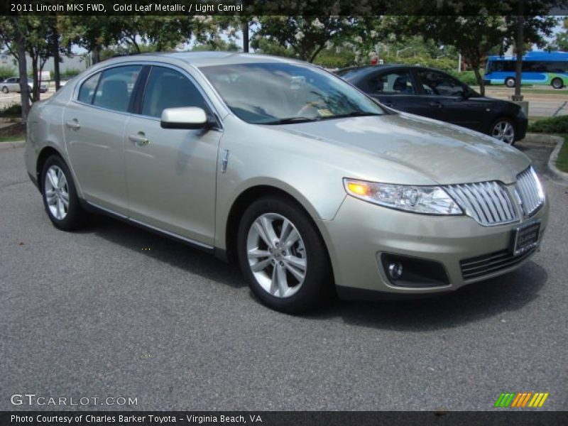 Gold Leaf Metallic / Light Camel 2011 Lincoln MKS FWD