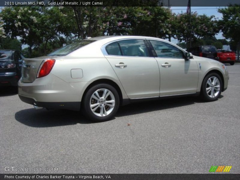 Gold Leaf Metallic / Light Camel 2011 Lincoln MKS FWD