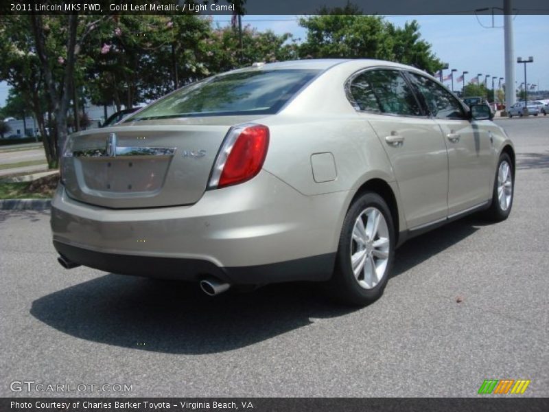 Gold Leaf Metallic / Light Camel 2011 Lincoln MKS FWD