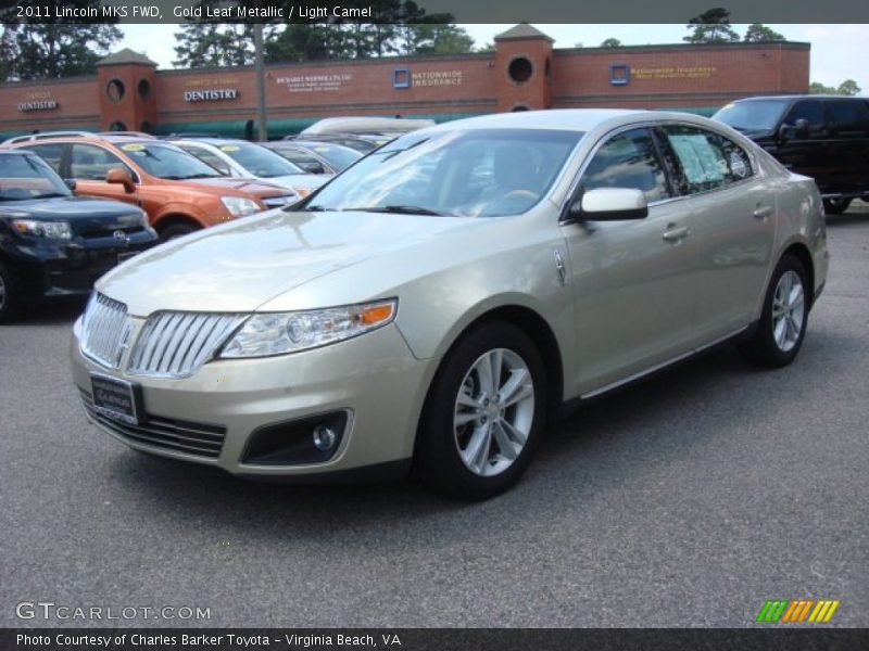 Gold Leaf Metallic / Light Camel 2011 Lincoln MKS FWD