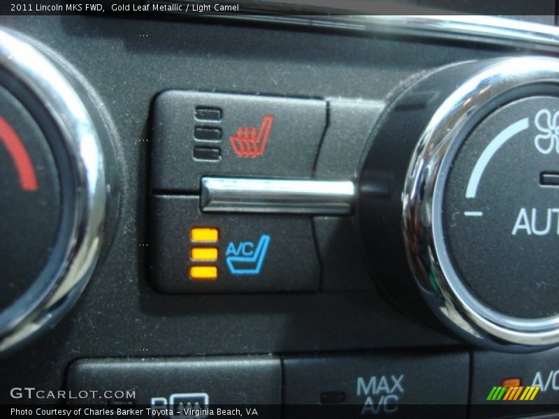 Gold Leaf Metallic / Light Camel 2011 Lincoln MKS FWD