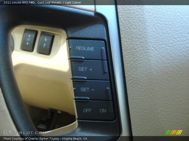 Gold Leaf Metallic / Light Camel 2011 Lincoln MKS FWD
