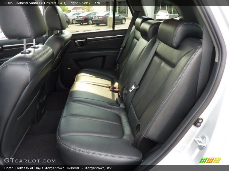 Bright Silver / Black 2009 Hyundai Santa Fe Limited 4WD