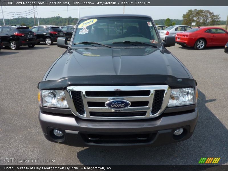 Dark Shadow Grey Metallic / Medium Dark Flint 2008 Ford Ranger Sport SuperCab 4x4