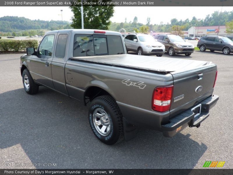 Dark Shadow Grey Metallic / Medium Dark Flint 2008 Ford Ranger Sport SuperCab 4x4