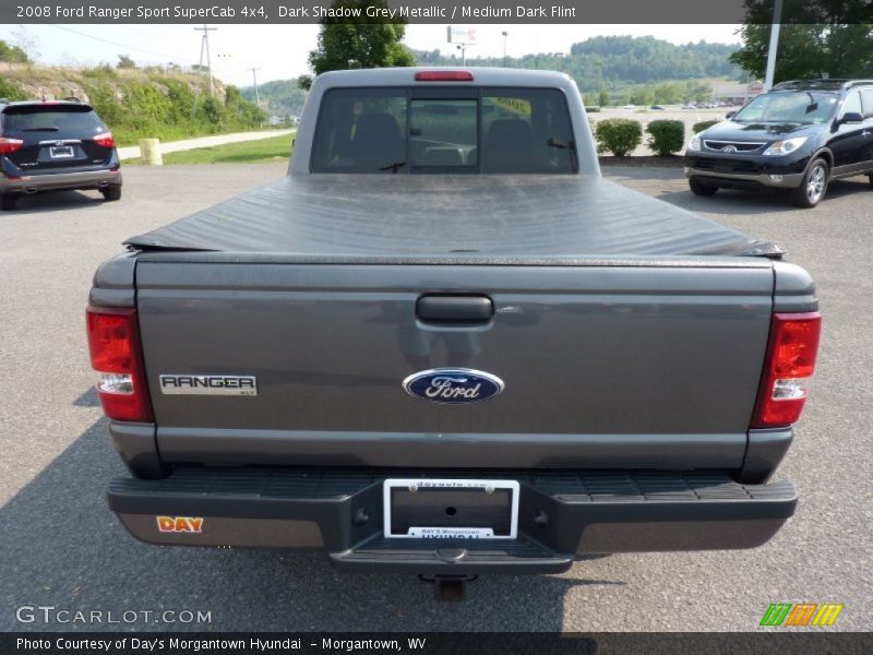 Dark Shadow Grey Metallic / Medium Dark Flint 2008 Ford Ranger Sport SuperCab 4x4
