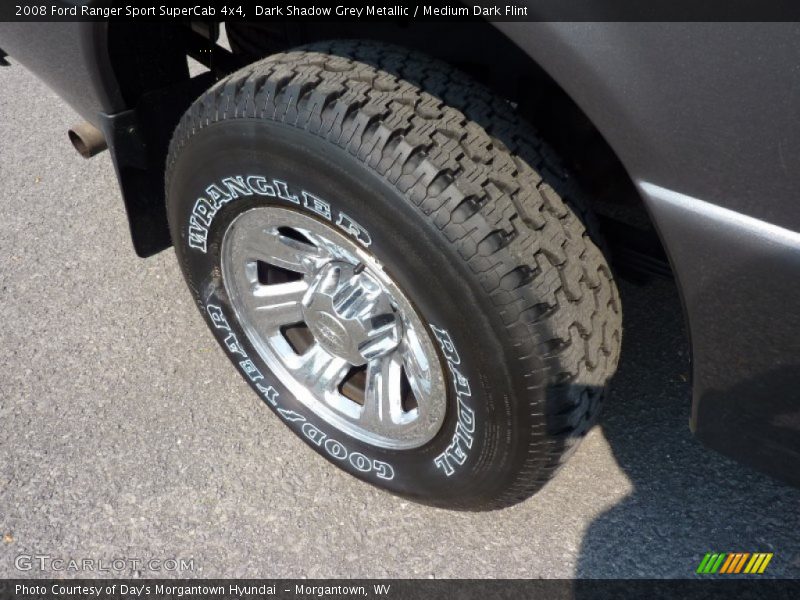 Dark Shadow Grey Metallic / Medium Dark Flint 2008 Ford Ranger Sport SuperCab 4x4