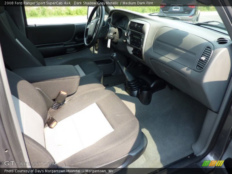 Dark Shadow Grey Metallic / Medium Dark Flint 2008 Ford Ranger Sport SuperCab 4x4