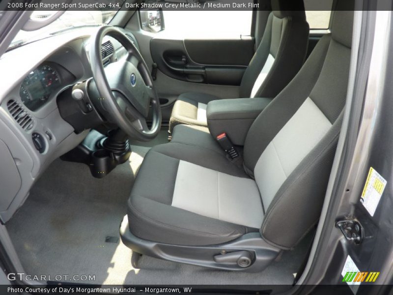 Dark Shadow Grey Metallic / Medium Dark Flint 2008 Ford Ranger Sport SuperCab 4x4