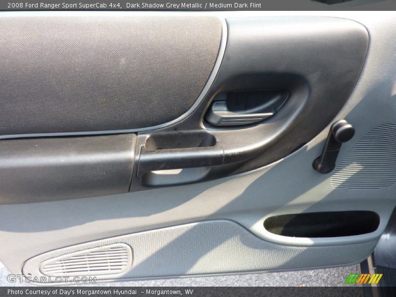 Dark Shadow Grey Metallic / Medium Dark Flint 2008 Ford Ranger Sport SuperCab 4x4