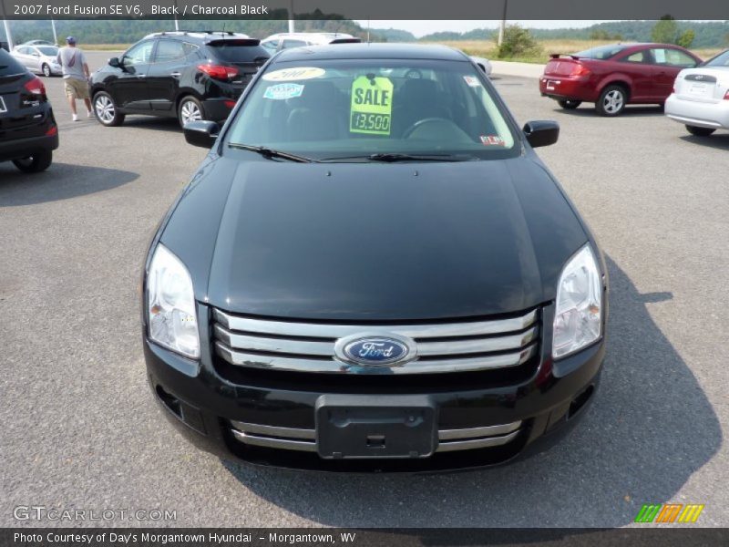 Black / Charcoal Black 2007 Ford Fusion SE V6