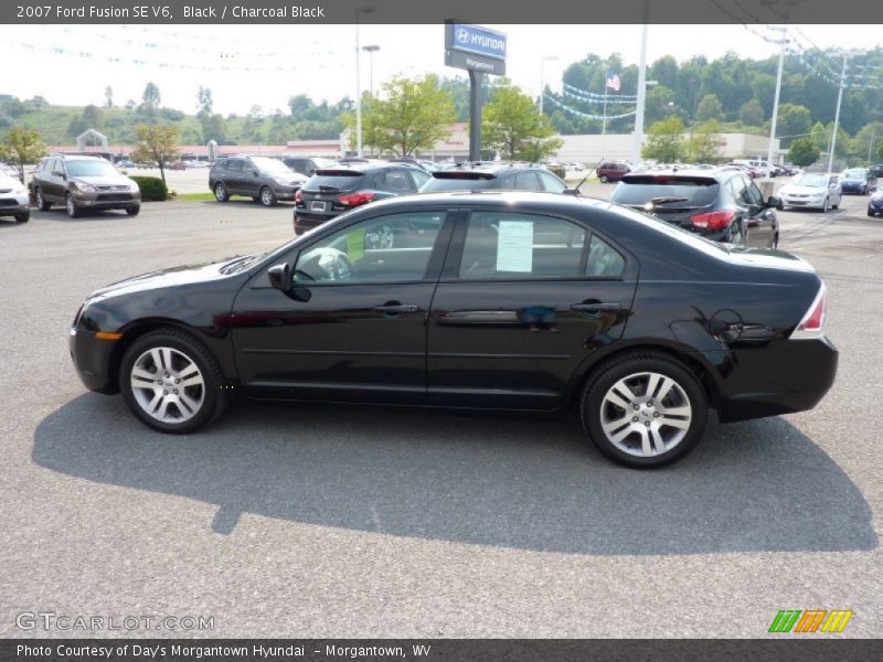 Black / Charcoal Black 2007 Ford Fusion SE V6