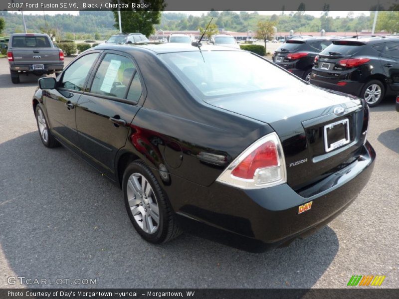 Black / Charcoal Black 2007 Ford Fusion SE V6