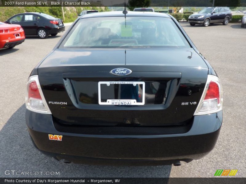 Black / Charcoal Black 2007 Ford Fusion SE V6