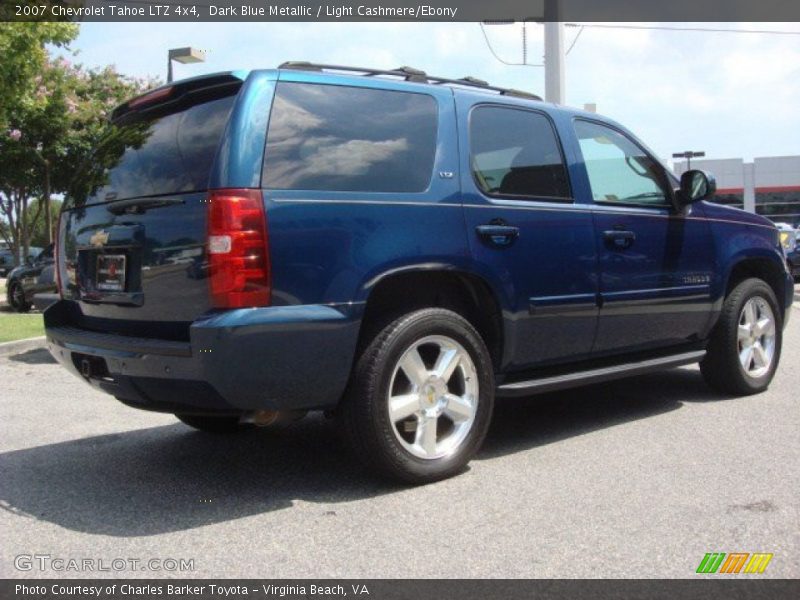 Dark Blue Metallic / Light Cashmere/Ebony 2007 Chevrolet Tahoe LTZ 4x4