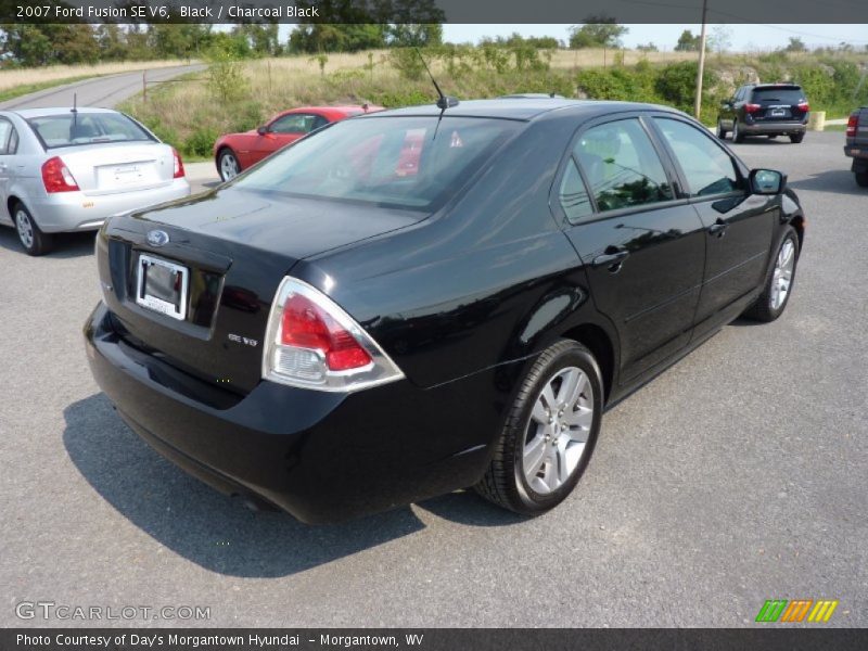 Black / Charcoal Black 2007 Ford Fusion SE V6