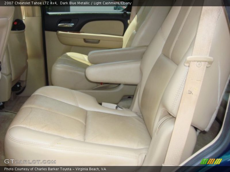 Dark Blue Metallic / Light Cashmere/Ebony 2007 Chevrolet Tahoe LTZ 4x4