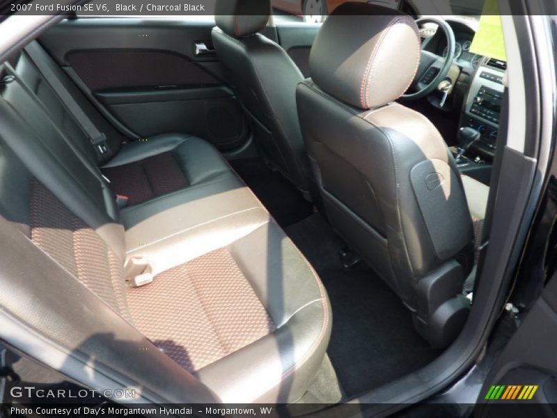 Black / Charcoal Black 2007 Ford Fusion SE V6