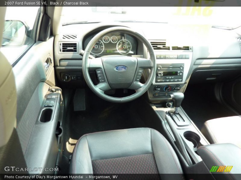 Black / Charcoal Black 2007 Ford Fusion SE V6