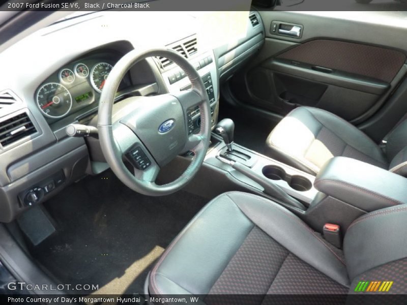Black / Charcoal Black 2007 Ford Fusion SE V6