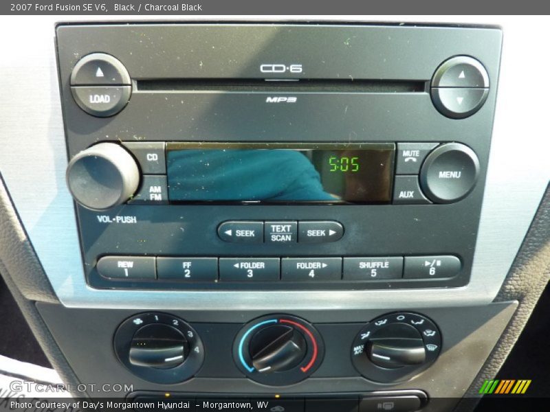 Black / Charcoal Black 2007 Ford Fusion SE V6