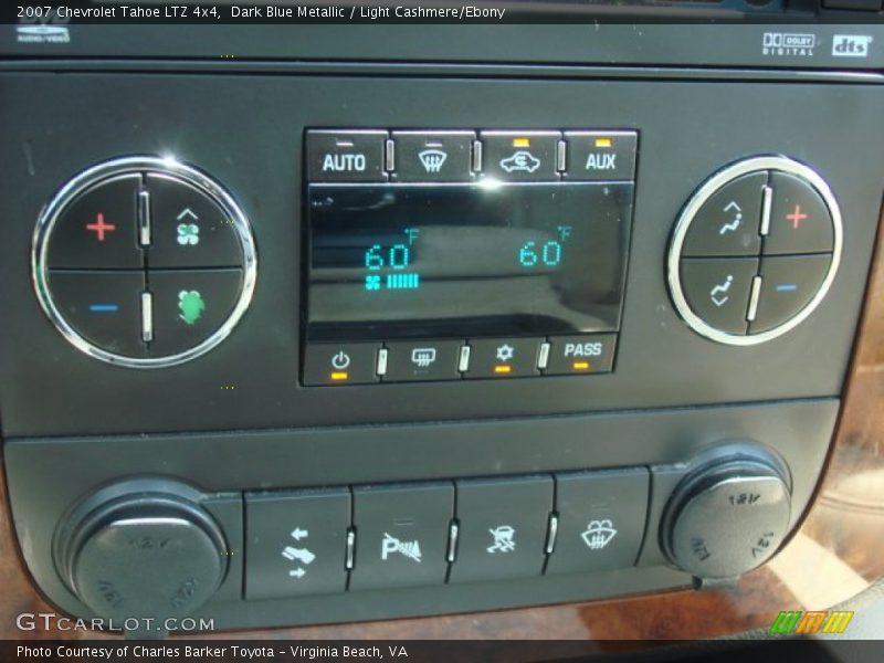 Controls of 2007 Tahoe LTZ 4x4