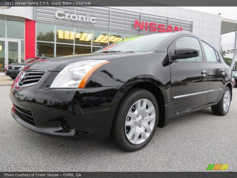 Super Black / Charcoal 2012 Nissan Sentra 2.0 S