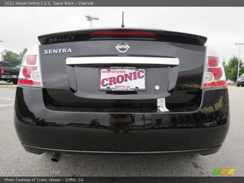 Super Black / Charcoal 2012 Nissan Sentra 2.0 S
