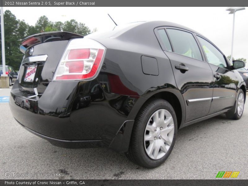 Super Black / Charcoal 2012 Nissan Sentra 2.0 S