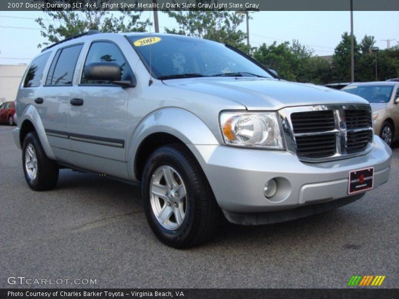 Bright Silver Metallic / Dark Slate Gray/Light Slate Gray 2007 Dodge Durango SLT 4x4