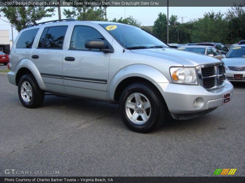 Bright Silver Metallic / Dark Slate Gray/Light Slate Gray 2007 Dodge Durango SLT 4x4
